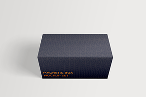 Foldable Magnetic Box Mockup Set