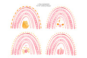 Pink Halloween Clipart & Patterns, a Decorative Illustration by Valin Malin (Thumbnail 5 of 14)