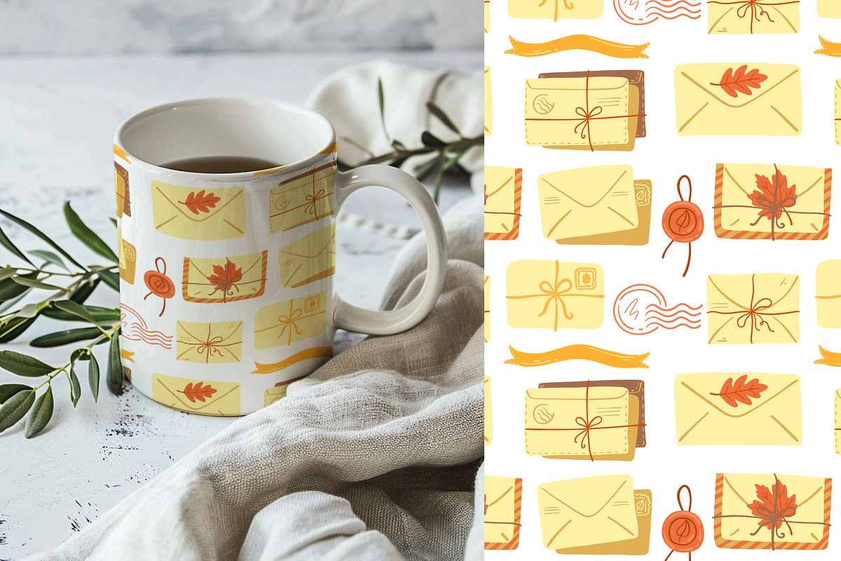 Snail Mail clipart patterns, a Seasonal Illustration by Carpet Tapete Pretzel (Photo 7 of 10)