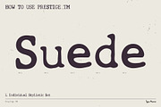 Prestige TM – Organic Typewriter, a Serif Font by Type Mania (Thumbnail 5 of 11)