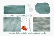 Nautical hand drawn clip art, an Illustration by ARTerria (Thumbnail 4 of 17)