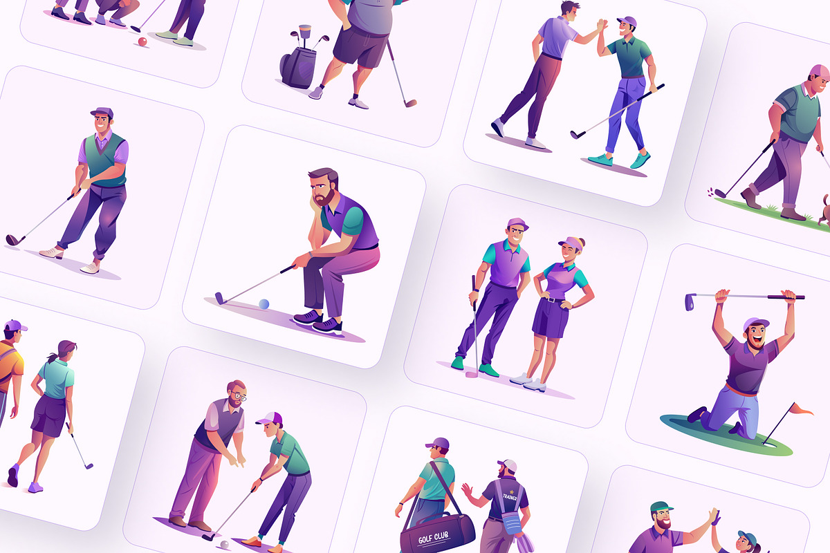 Golf Club Vector Illustration, a Duotone Icon by Vectors Market (Photo 6 of 10)