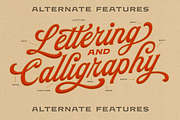 Elite Citadel Vintage Script, a Script Font by Letterhend Studio (Thumbnail 5 of 8)