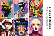 Kitsch Posters, a Decorative Illustration by Digital Art Creations (Thumbnail 4 of 8)