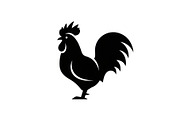 Rooster Chicken Silhouette Bundle, an Illustration by Designs_River (Thumbnail 18 of 51)