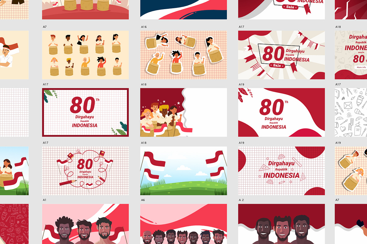 indonesia independence day, an Education Illustration by foxndeer (Photo 2 of 3)