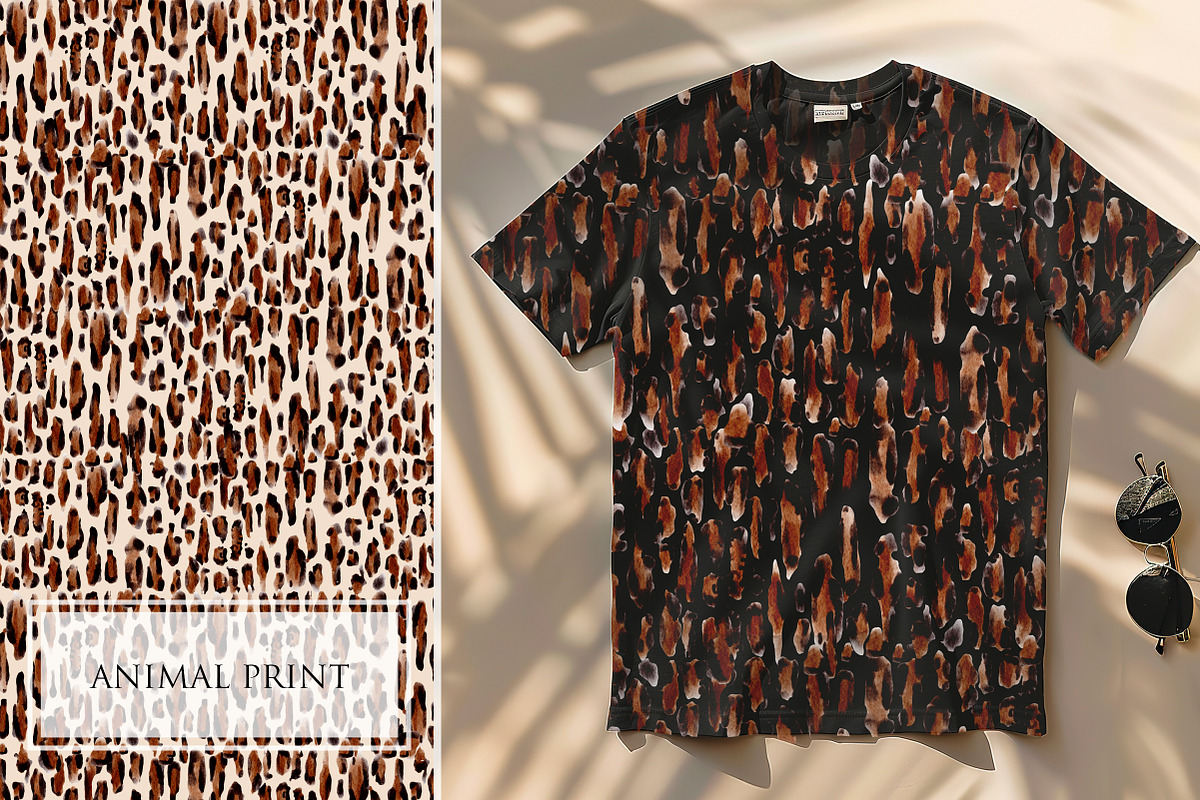 Watercolor Animal Print, a Pattern Graphic by Knopazyzy (Photo 6 of 8)