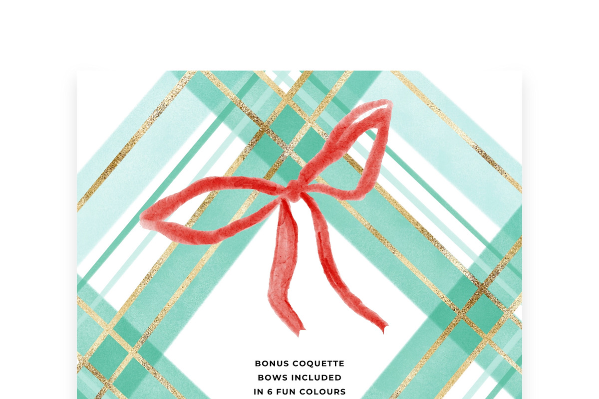 Modern Tartan Plaid Digital Papers, a Decorative Illustration by Essem Creatives (Photo 6 of 7)