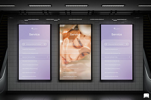 Liquid Glass Search Suggestion Ad, a Print Template by Claymoon Lab