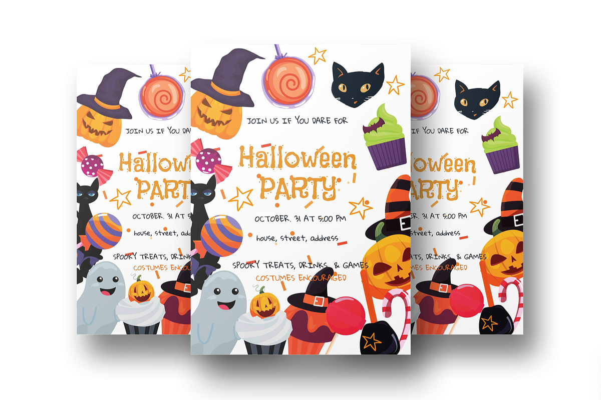 Editable Halloween Invitation, an Invitation Template by ForeverPrint (Photo 6 of 8)