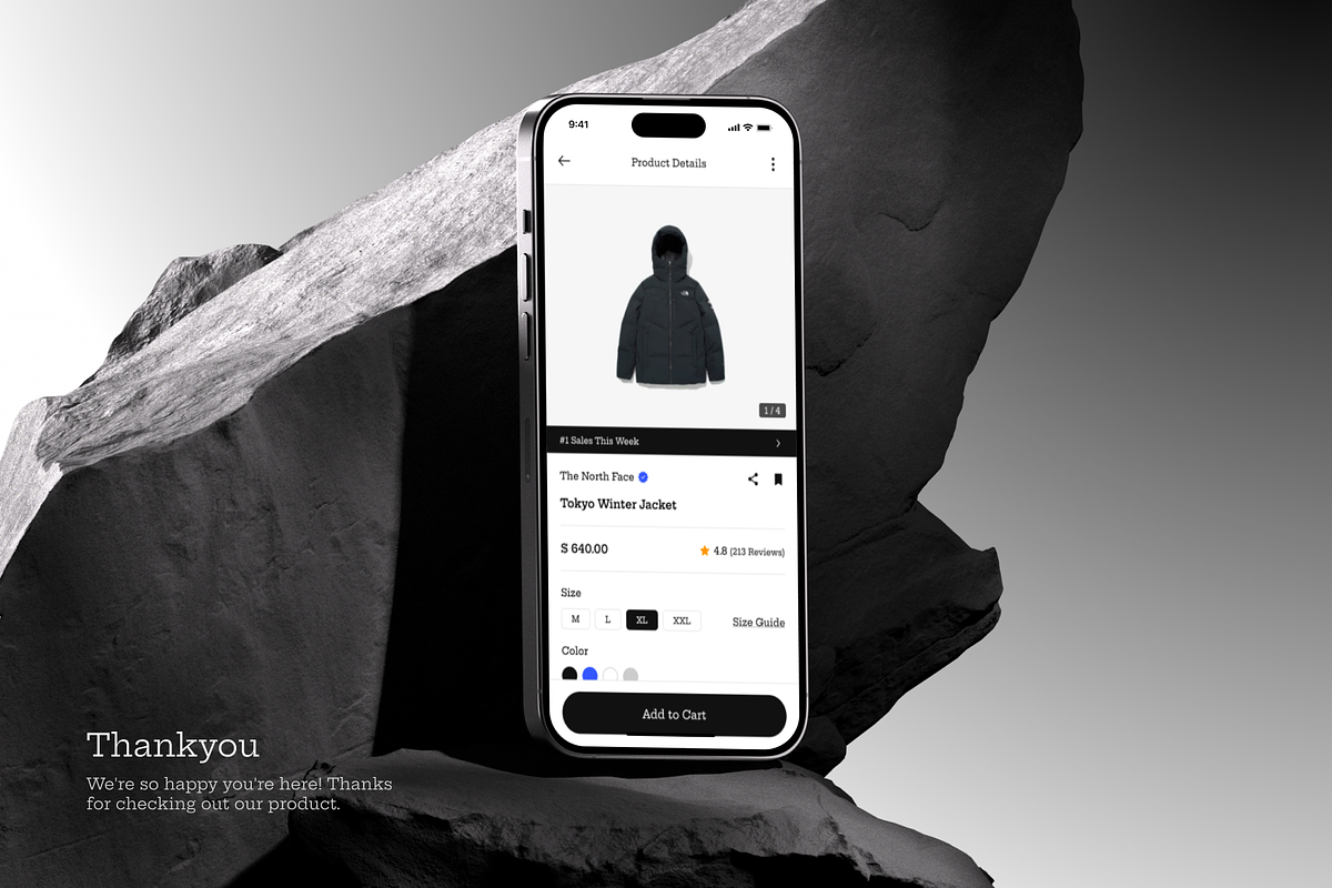 Coutura - Fashion App UI Kit, an UI Kit Template by restiyathena (Photo 6 of 6)