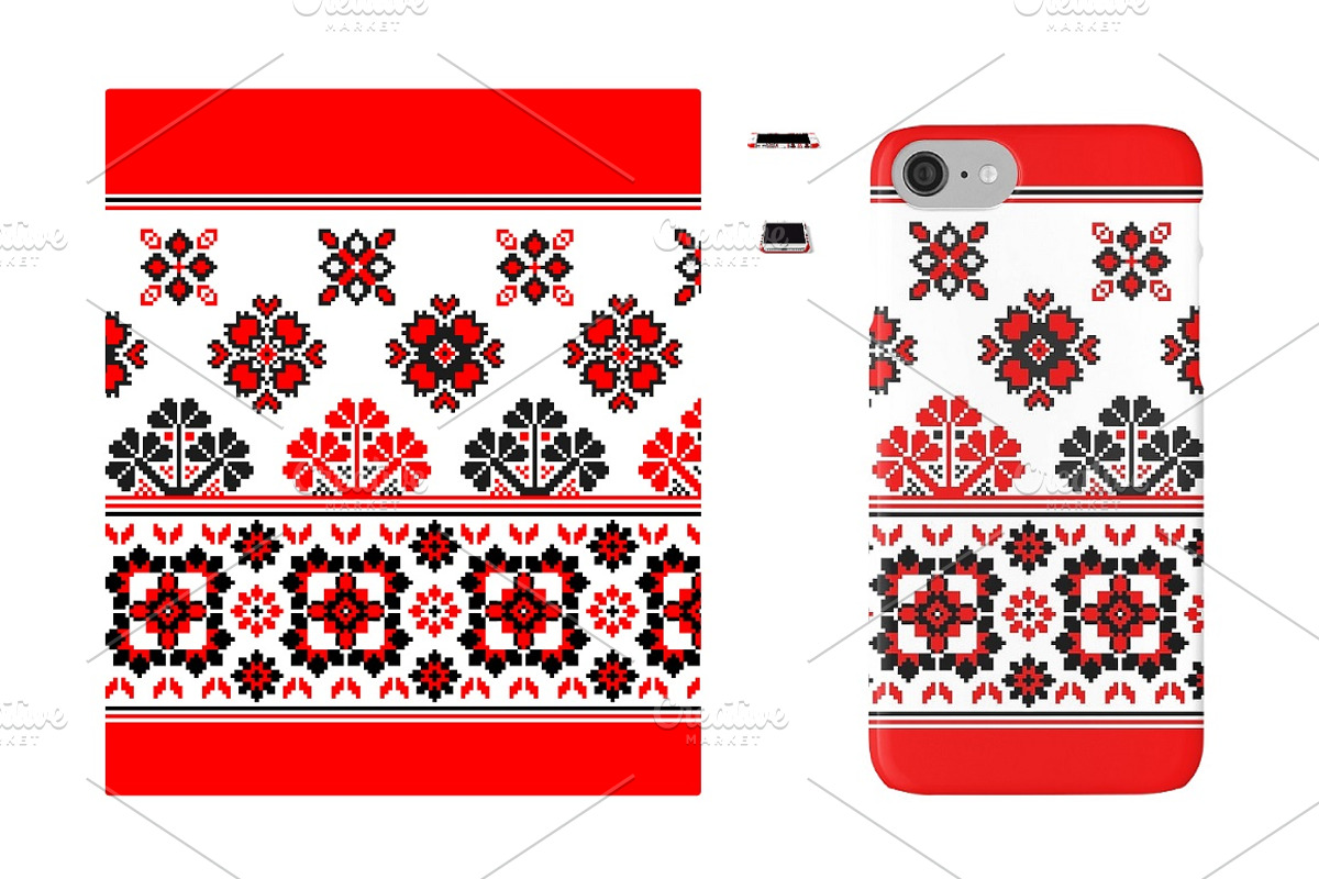 Ukrainian Embroidery: Brushes&Frames, an Object Graphic by MarynArts (Photo 3 of 13)