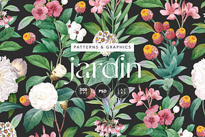 Elegant Floral Pattern And Flowers