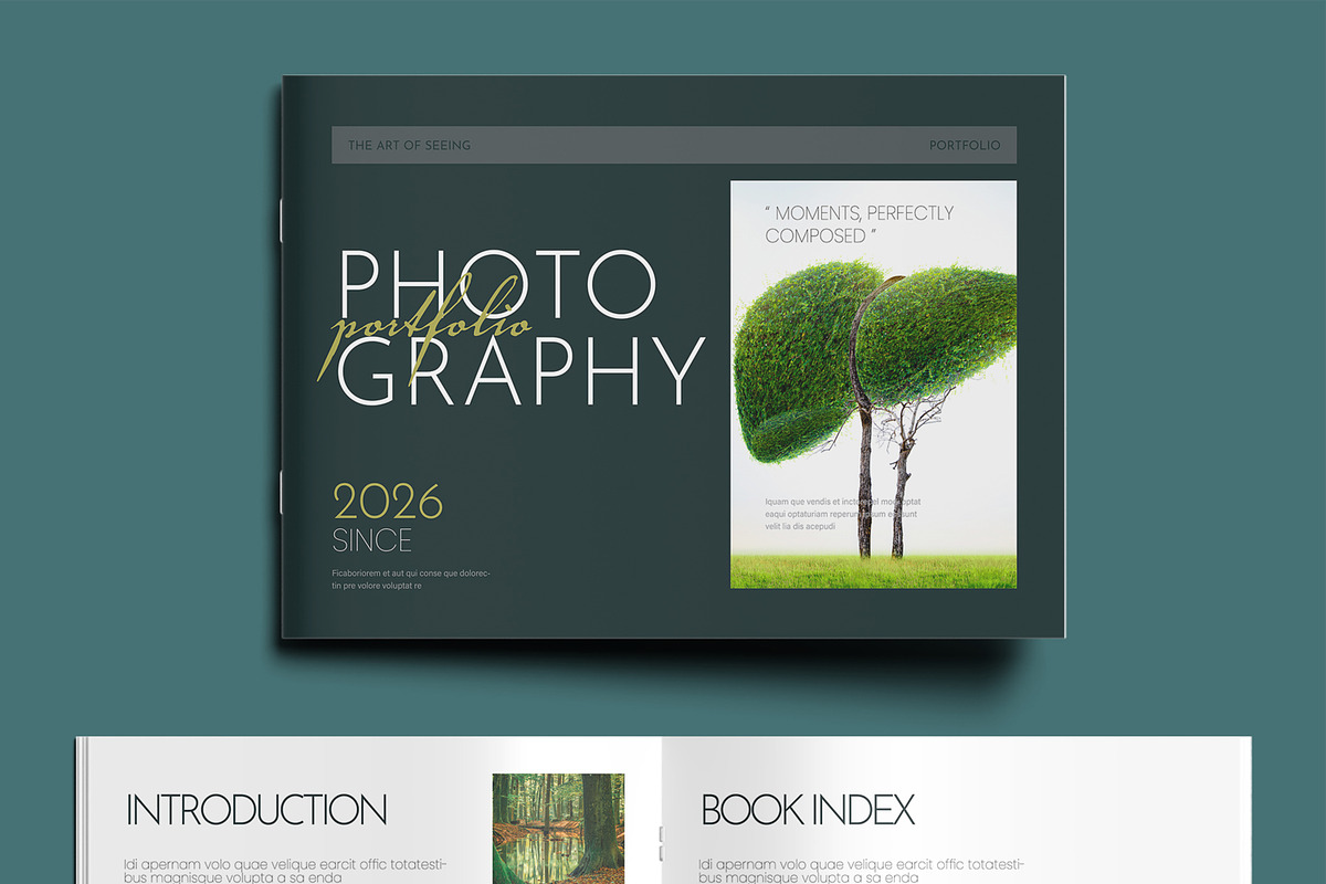 Photography Book Template, a Brochure Template by MightyDesign (Photo 2 of 9)