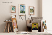 24 Vintage Frame Mockup Bundle, a Household Mockup by Mockup Art Atelier (Thumbnail 13 of 28)