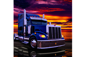 Template art, Semi Truck
