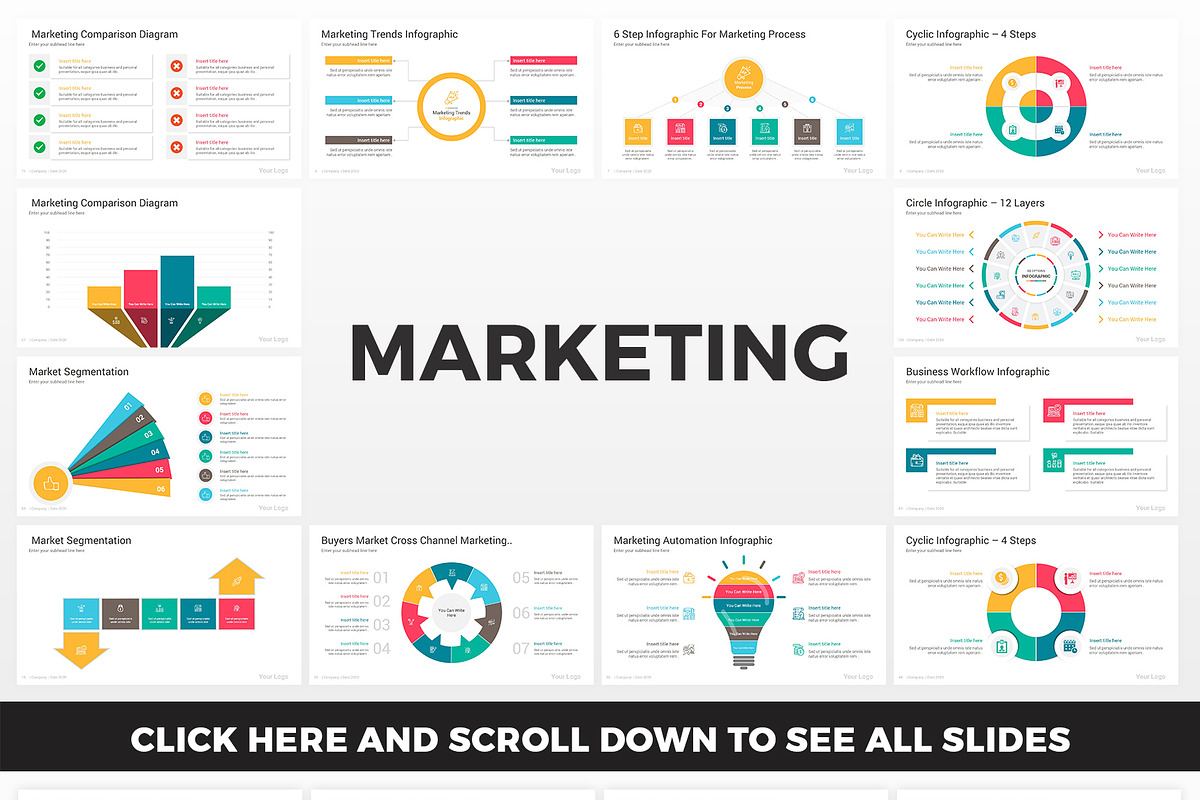 2700 Infographics Templates, a Presentation Template by SlideOne (Photo 10 of 35)