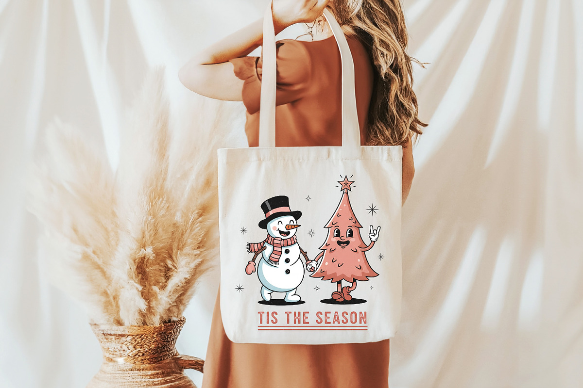 Pink Christmas PNG Sublimation, an Illustration by Libby Wishes (Photo 2 of 5)