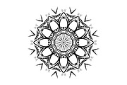 Modern Black and White Mandala Pack, a Decorative Illustration by NJ Himel (Thumbnail 86 of 101)