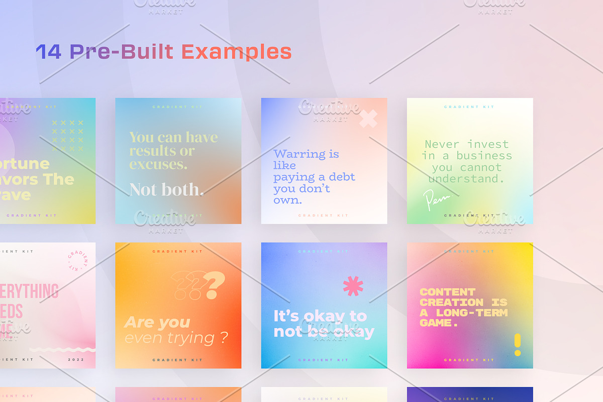 GradieaKit Web3 Gradient Backgrounds, a Templates & Theme by 80.design (Photo 4 of 8)