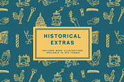 Historical - Handdrawn Font, a Script Font by Runsell Studio (Thumbnail 12 of 12)