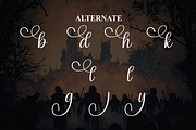 Spooky Society | Script Font, a Handwritten Font by Scratchones (Thumbnail 8 of 9)