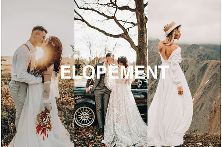 LIGHTROOM PRESET ELOPEMENT WEDDING