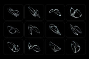 3D Chrome Wireframes - 73 shapes, an Object Graphic by assetpro.design (Thumbnail 2 of 12)