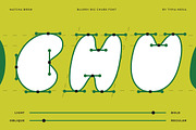 Matcha Brew - Blurry Bubble Font, a Sans Serif Font by Typia Nesia (Thumbnail 9 of 12)