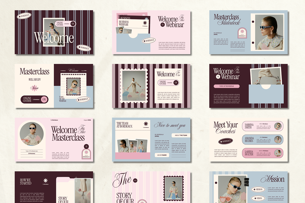 Slide Deck Masterclass Webinar, a Presentation Template by Branding Babe Co. (Photo 3 of 10)