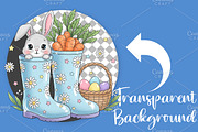 Easter Cowboy Boots PNG, an Illustration by Canvas Craft (Thumbnail 2 of 6)