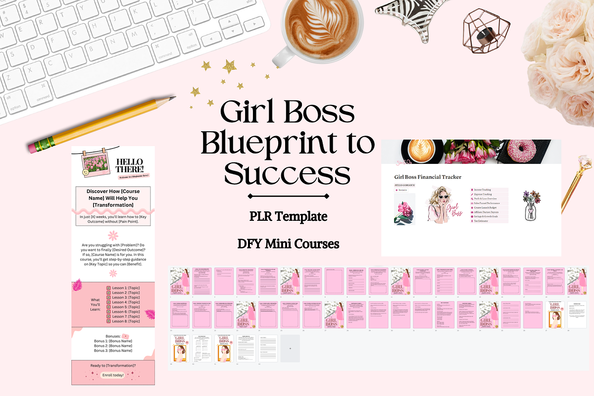 The Girl Boss Blueprint to Success, a Templates & Theme by bellaROSEworkshop (Photo 9 of 10)