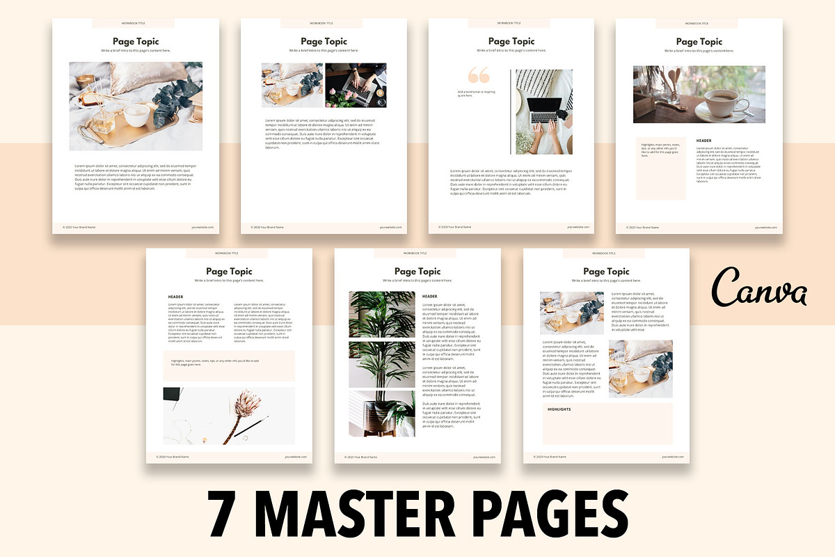 eBook & Worksheet 50 Pages Templates, a Templates & Theme by The Pigeon Letters (Photo 6 of 9)