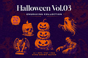 Halloween Vintage Engraving Vol.03, an Object Illustration by Alara Studio (Thumbnail 1 of 7)