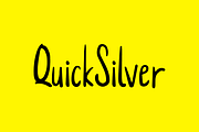 QuickSilver - Cute Handmade Font, a Font by Designova® (Thumbnail 1 of 6)