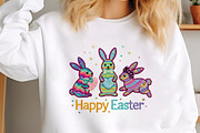 Faux Yarn Easter Png Happy Easter Bu, an Animal Illustration by designcity5 (Thumbnail 8 of 9)