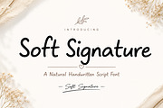 Soft Signature, a Handwritten Font by Wow Magic (Thumbnail 1 of 5)