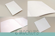 Booklet mockup (set of 6), a Print Template by AAO.Design (Thumbnail 4 of 4)