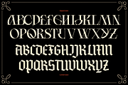 Chroma Jeans, a Blackletter Font by Sitintahitam (Thumbnail 3 of 9)