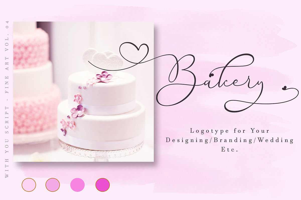 With You // Lovely Script Font, a Script Font by Aldedesign (Photo 10 of 12)