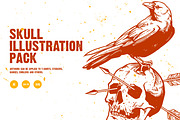 Skull Illustration BUNDEL, an Object Illustration by grindstudio (Thumbnail 1 of 2)