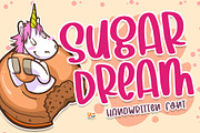 Sugar Dream - Handwritten Font, a Font by Dm Studio (Thumbnail 1 of 6)