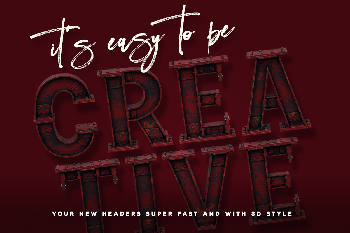 Steel Construction - Color SVG Font, a Font by Deeezy