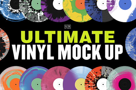 Ultimate Vinyl Mock Up, a Product Mockup by 1126artstudio