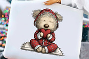 Winter Pijama Dog Clipart, an Illustration by Craft Nest (Thumbnail 5 of 10)
