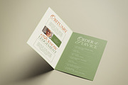 Simple Funeral Program Template, a Card Template by Vynetta (Thumbnail 6 of 6)