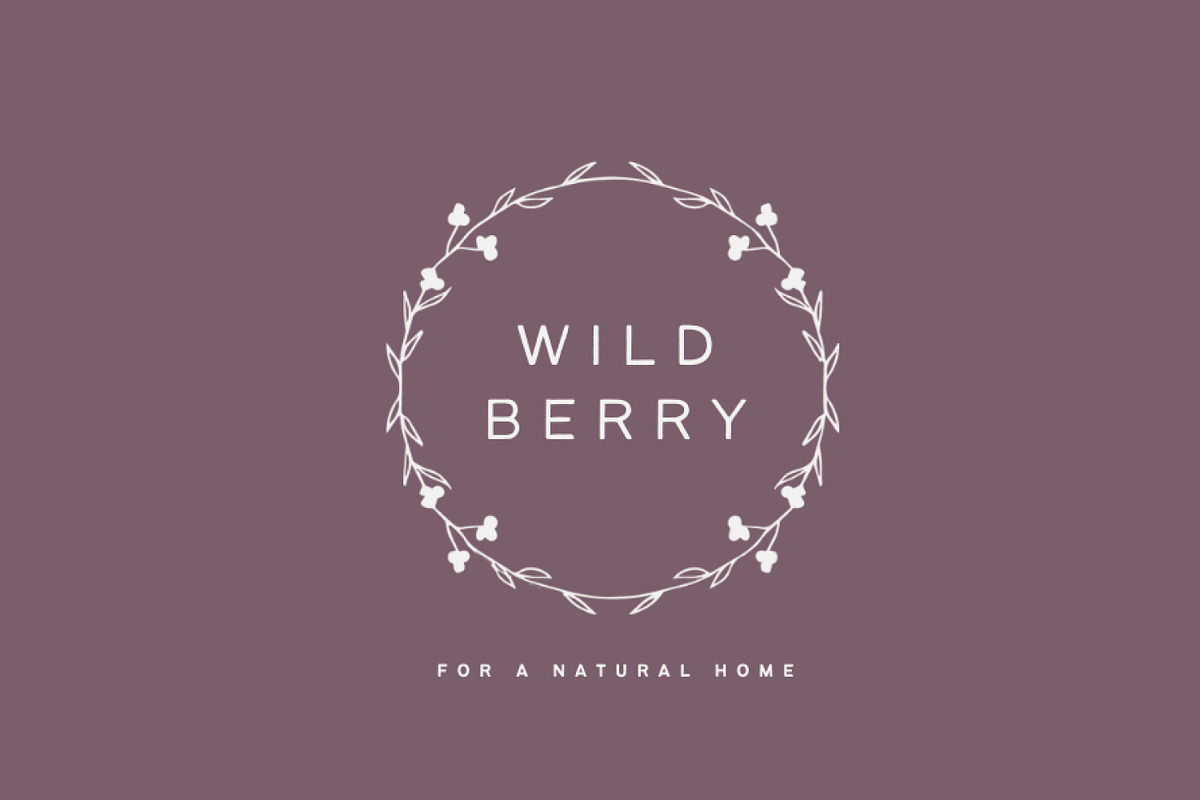 Wild Berry Logo Template Brand Kit, a Branding & Logo Template by CreativeWilderness (Photo 5 of 9)