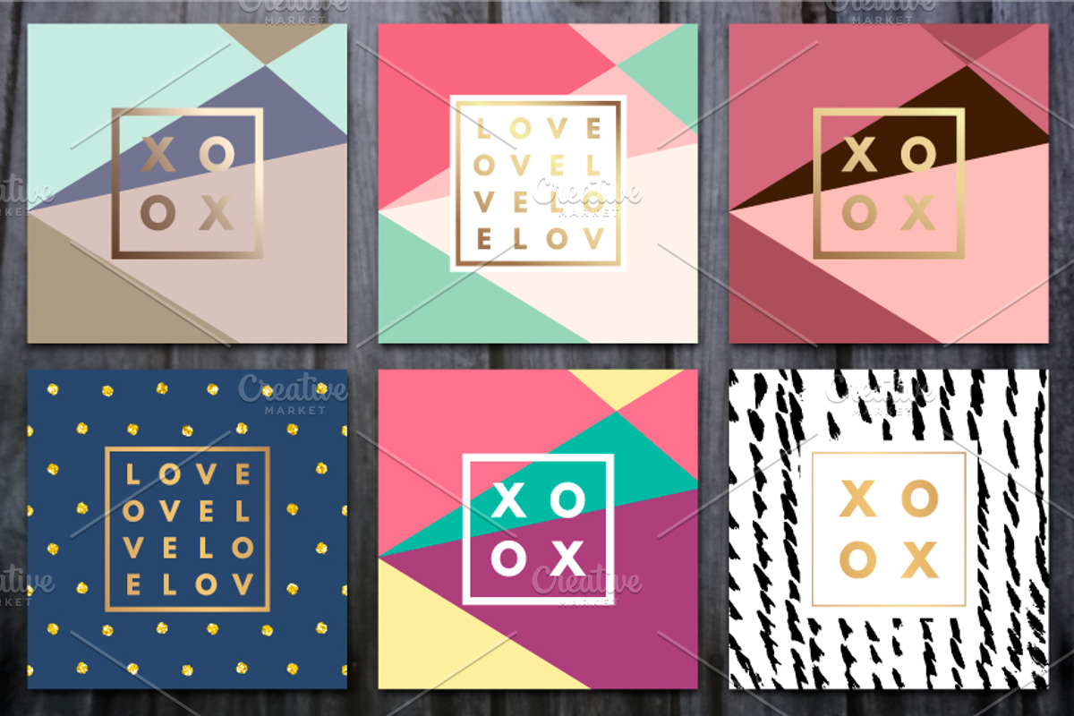 Minimal Romantic Logo in frame, a Texture Illustration by Olha Kostiuk (Photo 2 of 3)