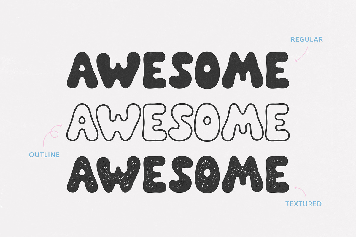 Weirdo - Groovy Retro Font, a Handwritten Font by simpleblues (Photo 10 of 12)
