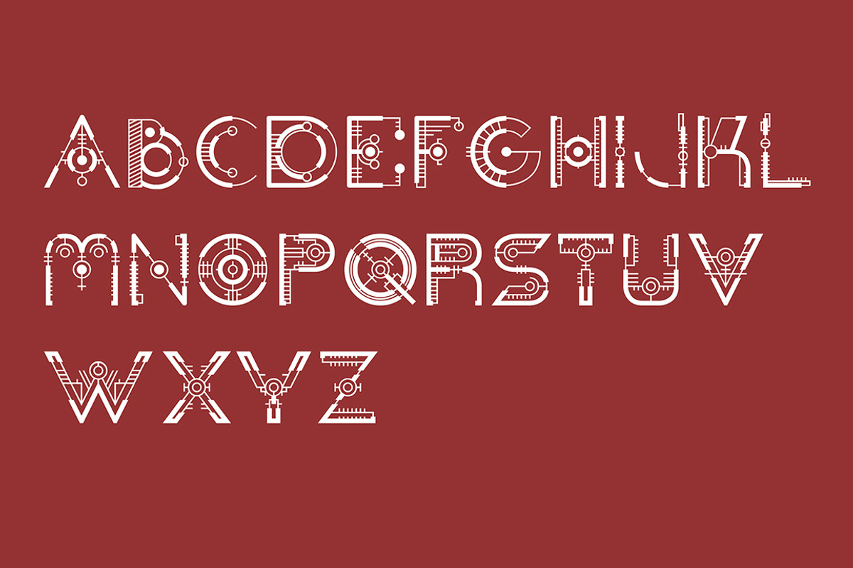 Juk02 Typeface preview 2